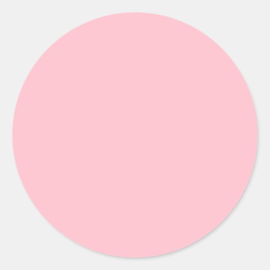 Roze groot ronde sticker (Voorkant)