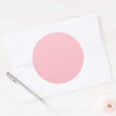 Roze groot ronde sticker (Envelop)
