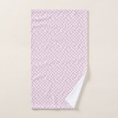 Roze groovy gecontroleerd bad handdoek (Handdoek)