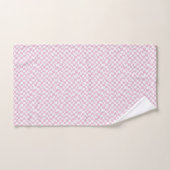 Roze groovy gecontroleerd bad handdoek (Handdoek)