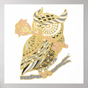 Roze grote hoornvliezen folie afdrukken