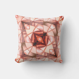 Roze grote 'parelbloemen', virtuele vreemde tekeni buitenkussen