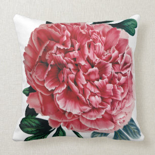 Roze grote pony-bloemkussen kussen