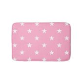 Roze grote sterren Bath Mat (Voorkant)