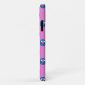 Roze Grover Gezichtspatroon Case-Mate iPhone Case (Achterkant/rechts)