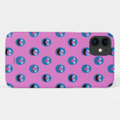 Roze Grover Gezichtspatroon Case-Mate iPhone Case (Achterkant (horizontaal))