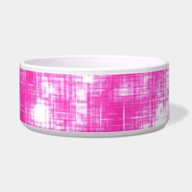 Roze Grundge Pet Bowl Voerbakje (Voorkant)