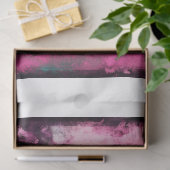 Roze Grunge Gotische Vlinder Decoupage Papier (Geschenk)