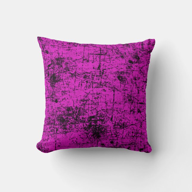 Roze grunge kussen (Voorkant)