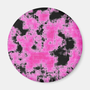 Roze grunge magneet