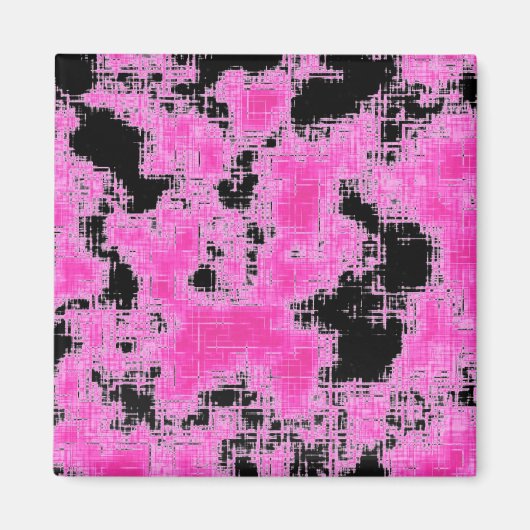 Roze Grunge Magneet (Voorkant)