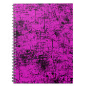 Roze grunge notitieboek (Voorkant)