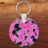 Roze grunge sleutelhanger (Voorkant)