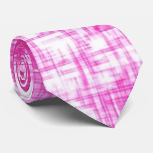 Roze Grunge Stropdas (Opgerold)