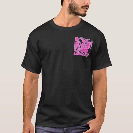 Roze grunge t-shirt (Voorkant)