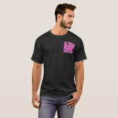 Roze grunge t-shirt (Voorkant volledig)
