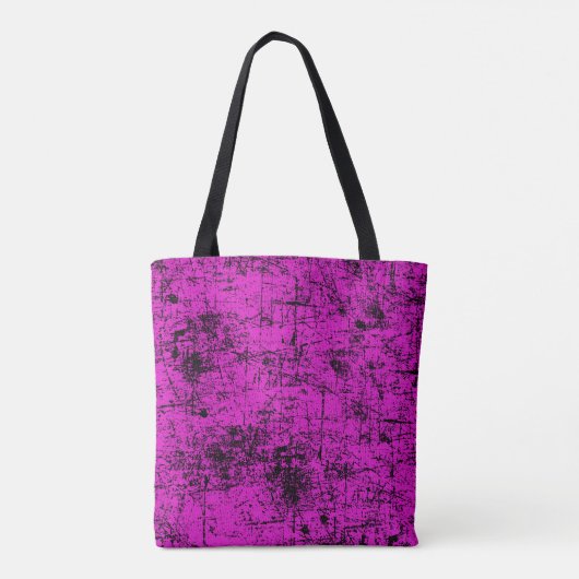 Roze grunge tote bag (Achterkant)