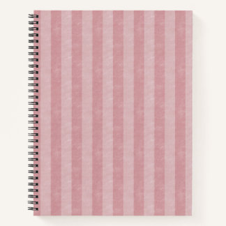 Roze Grungy Stripes Notitieboek