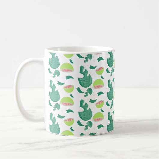 Roze Guave Fruit Tropisch Koffiemok (Links)