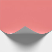 Roze guave-kleurnaam cadeaupapier (Hoek)