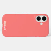 Roze guave-kleurnaam Case-Mate iPhone case (Achterkant (horizontaal))