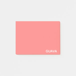 Roze guave-kleurnaam post-it® notes