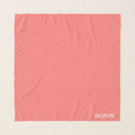 Roze guave-kleurnaam sjaal<br><div class="desc">Roze guave-kleurnaam</div>