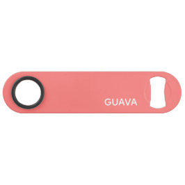 Roze guave-kleurnaam speed flessenopener