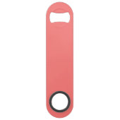 Roze guave-kleurnaam speed flessenopener (Achterkant)