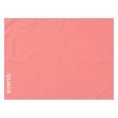 Roze guave-kleurnaam tafelkleed (Voorkant (Horizontaal))