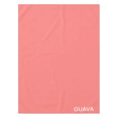 Roze guave-kleurnaam tafelkleed (Voorkant)
