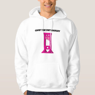 Roze Guillotine Chop De Patriarchaat Mannen Hoodie