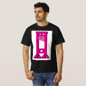 Roze Guillotine Zwart T-shirt (Voorkant volledig)