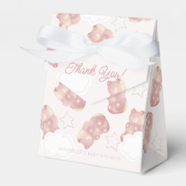 Roze Gummy Beer Meisje Baby shower Bedankdoosjes