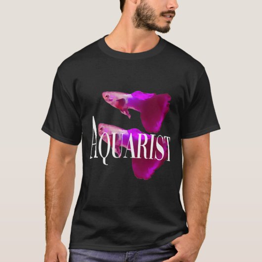 Roze Guppy Vis T-shirt (Voorkant)