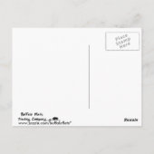 Roze gymnastiek briefkaart (Achterkant)