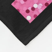 Roze Gymnastiek Meisje Sparkle Balance Beam Fleece Deken (Hoek)