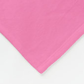  roze Gymnastiek met monogram Fleece Deken (Hoek)