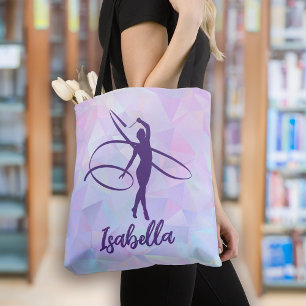 roze gymnastiek tote bag