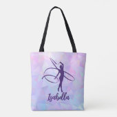 roze gymnastiek tote bag (Achterkant)