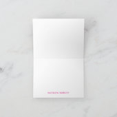 Roze Haaien Moppige Kinderen Bedankt Briefkaarten (Binnen)