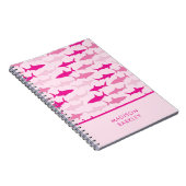 Roze haaien Stomme Kind Notitieboek (Rechterzijde)