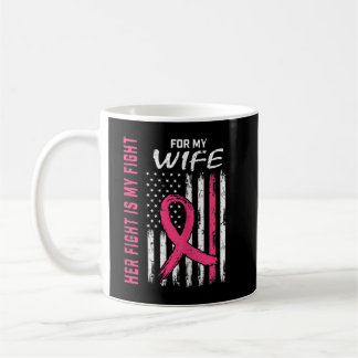Roze haar strijd is mijn strijd tegen borstkanker koffiemok