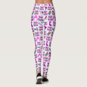 ROZE HAAR STYLIST LEGGINGS (Achterkant)