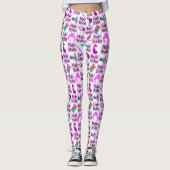  ROZE HAAR STYLIST LEGGINGS (Voorkant)