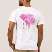 Roze haar t-shirt (Achterkant)