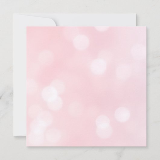 Roze Haardfee en Witte Baby Draak Blank Kaart (Achterkant)