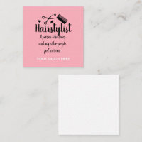 Roze Haarstylist Quote Grappige Kapper Sterren