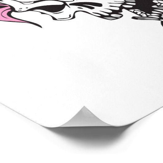 roze haarvlek poster (Hoek)