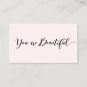 Roze Hair Salon Afspraak Herinnering Afsprakenkaartje (Voorkant)